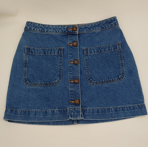 Free People Don't get me Wrong Denim Skirt - Picture 2 of 8